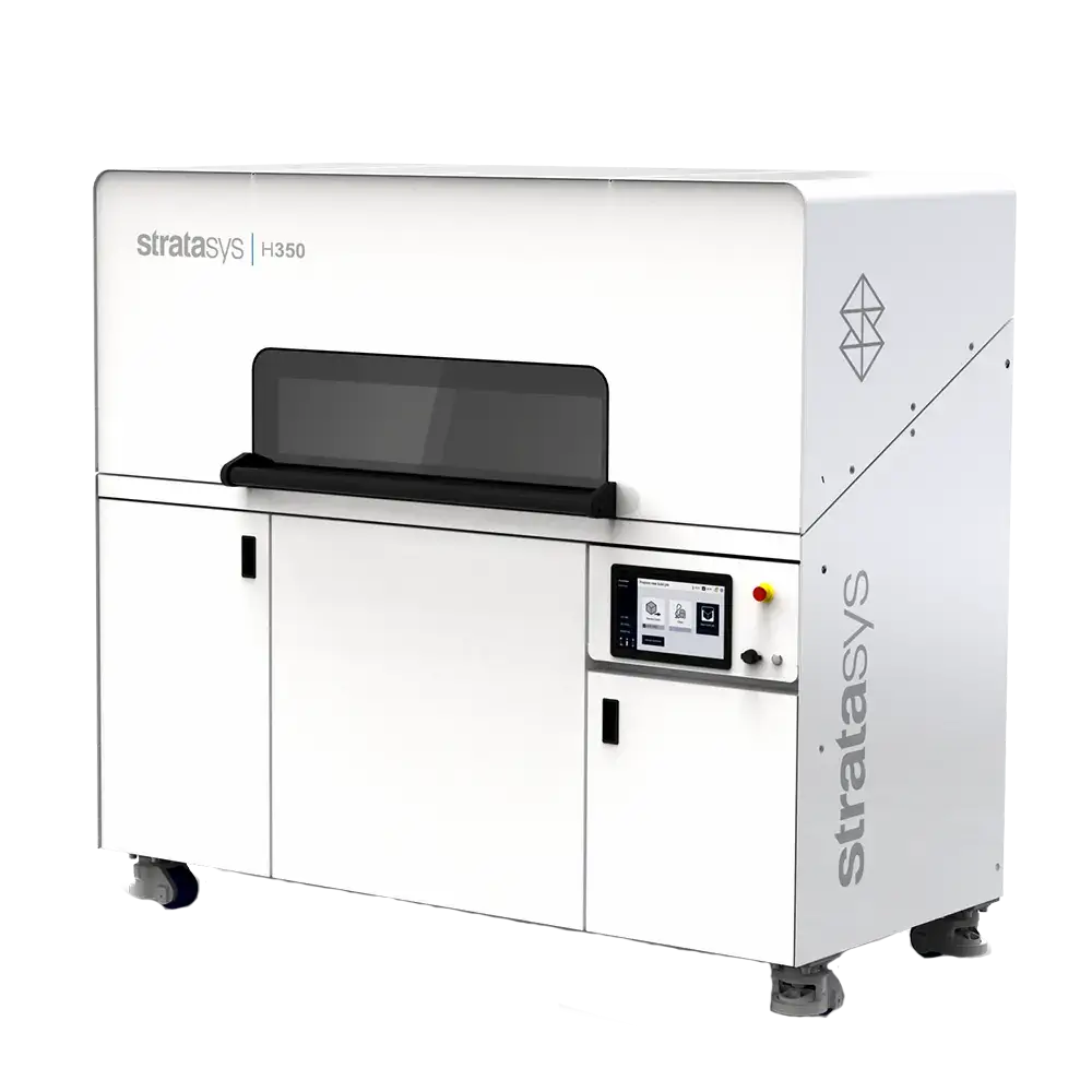 Front view of the Stratasys H350 industrial 3D printer