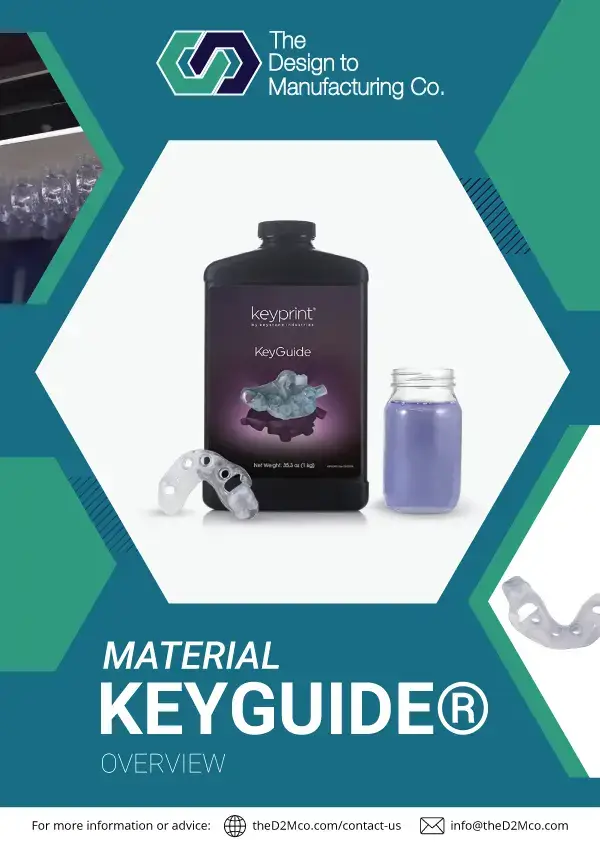 KeyGuide dental resin brochure cover