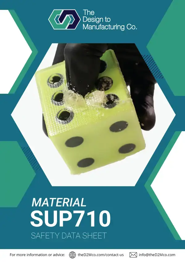SUP710 PolyJet support material product overview cover