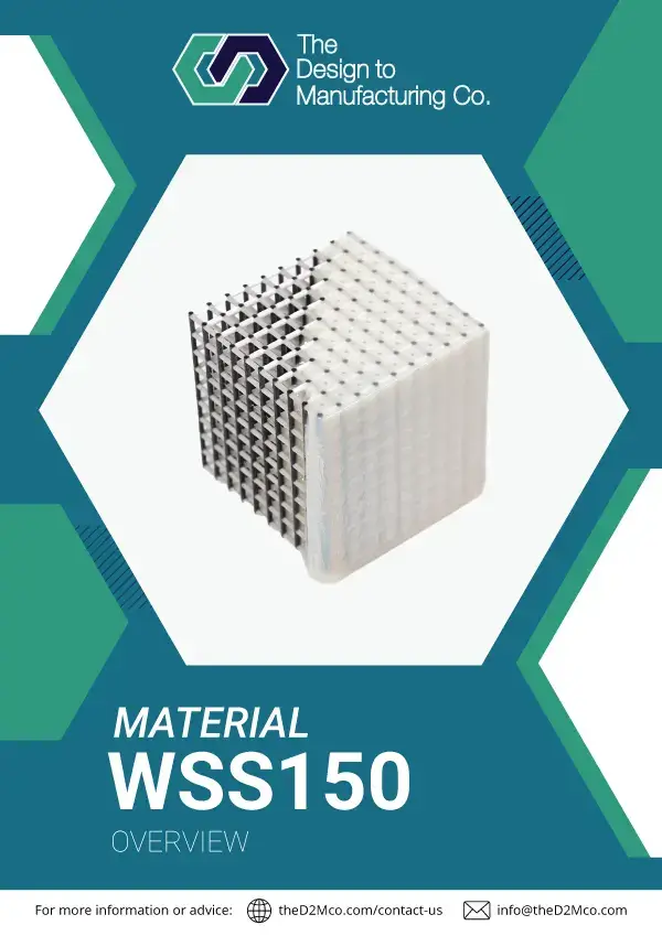 WSS150 PolyJet support material brochure cover