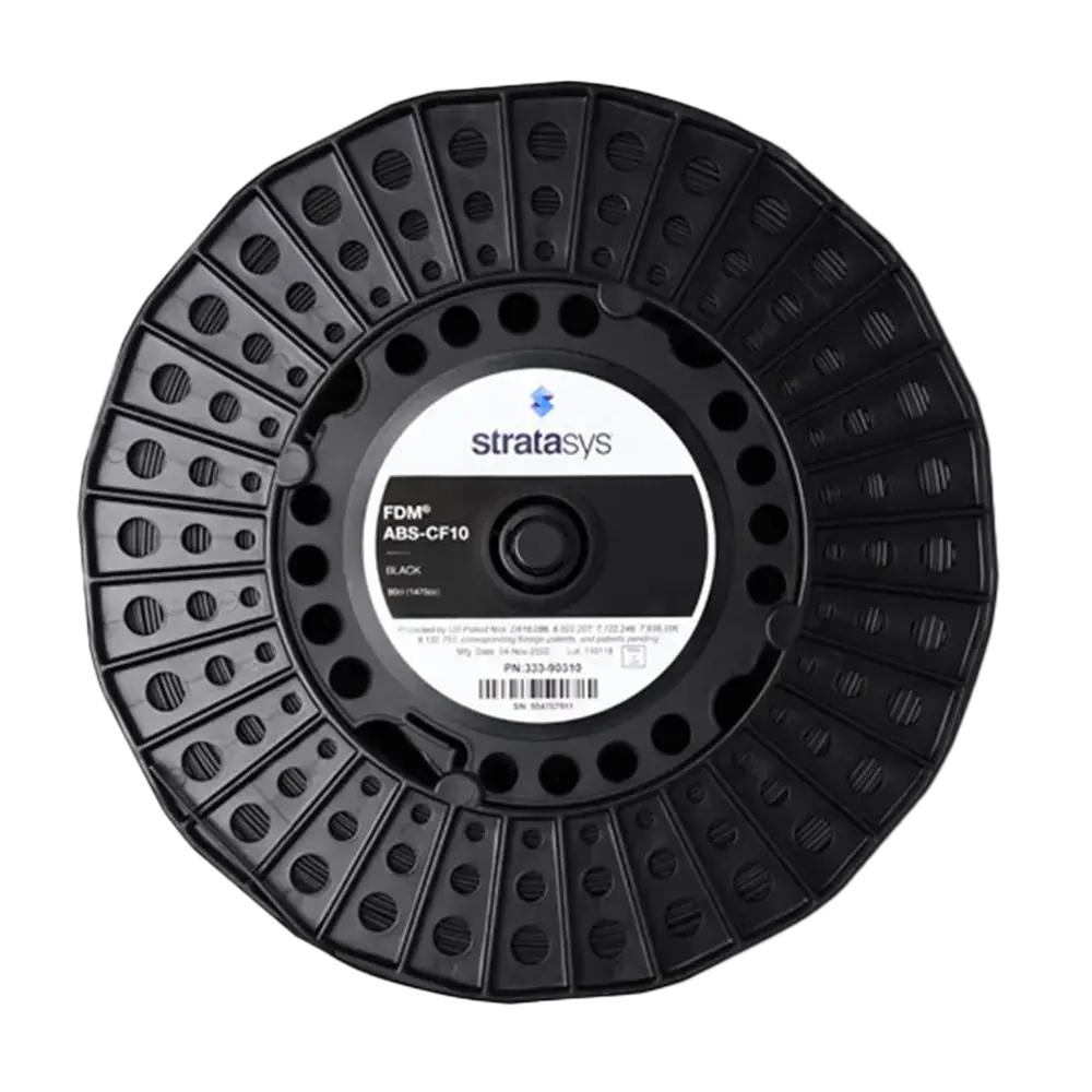 ABS-CF10 carbon fiber-reinforced ABS filament spool for FDM 3D printing