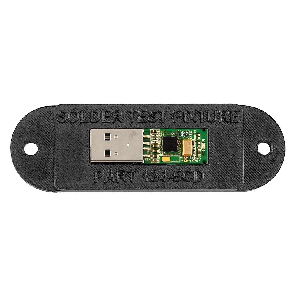 3D printed component using ABS-ESD7 anti-static material for ESD-safe applications