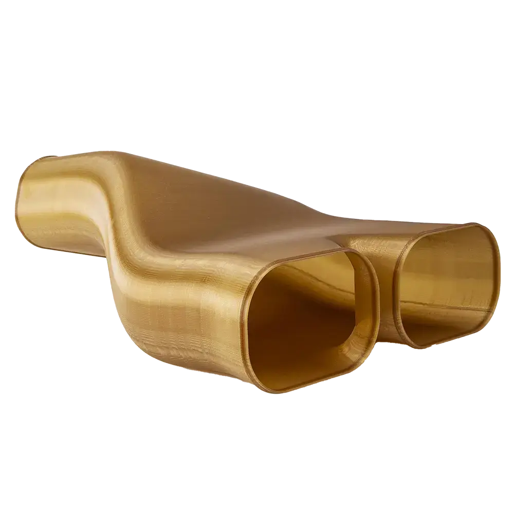 3D printed duct using Antero 800NA high-performance PEKK-based thermoplastic