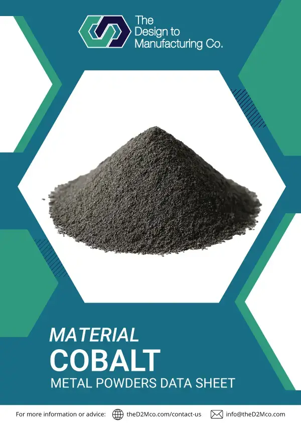 Cobalt powder for wear-resistant additive manufacturing