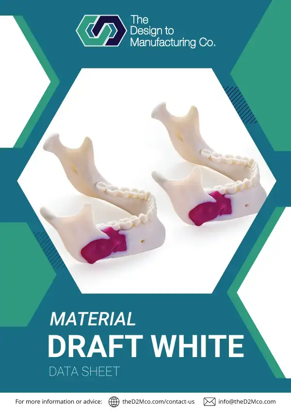 DraftWhite MED857 material data sheet cover image