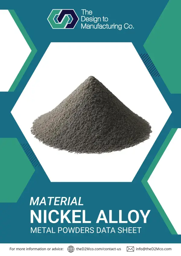 Nickel alloy powder for high-strength 3D printing