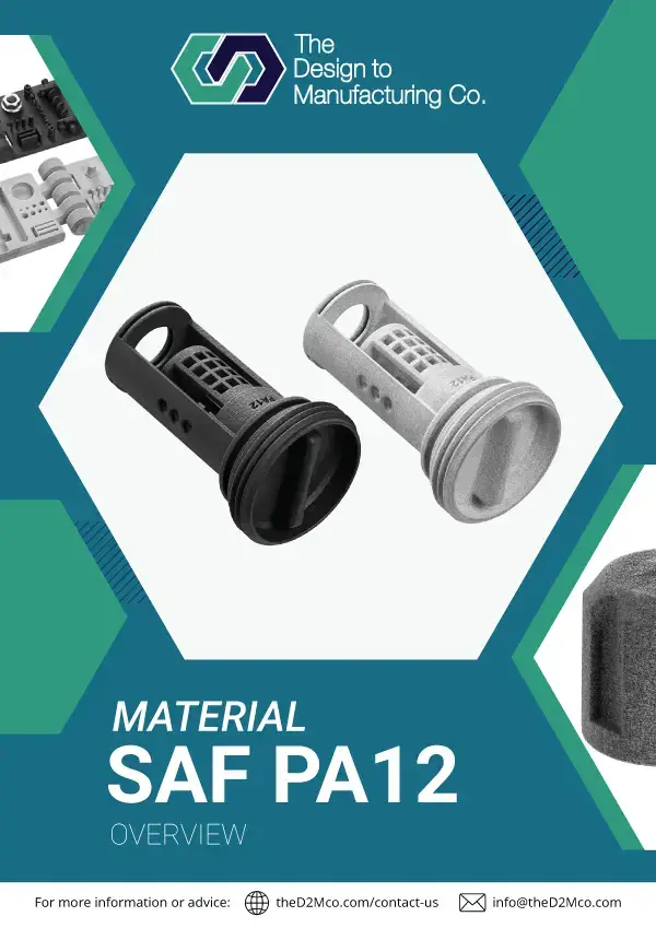 SAF PA12 nylon material for industrial 3D printing