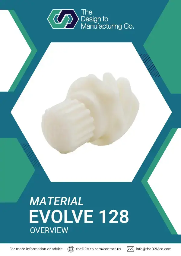 Evolve 128 SLA material info sheet cover