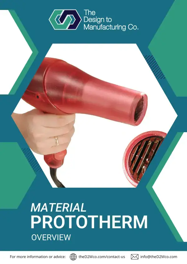 Somos ProtoTherm SLA material info sheet cover