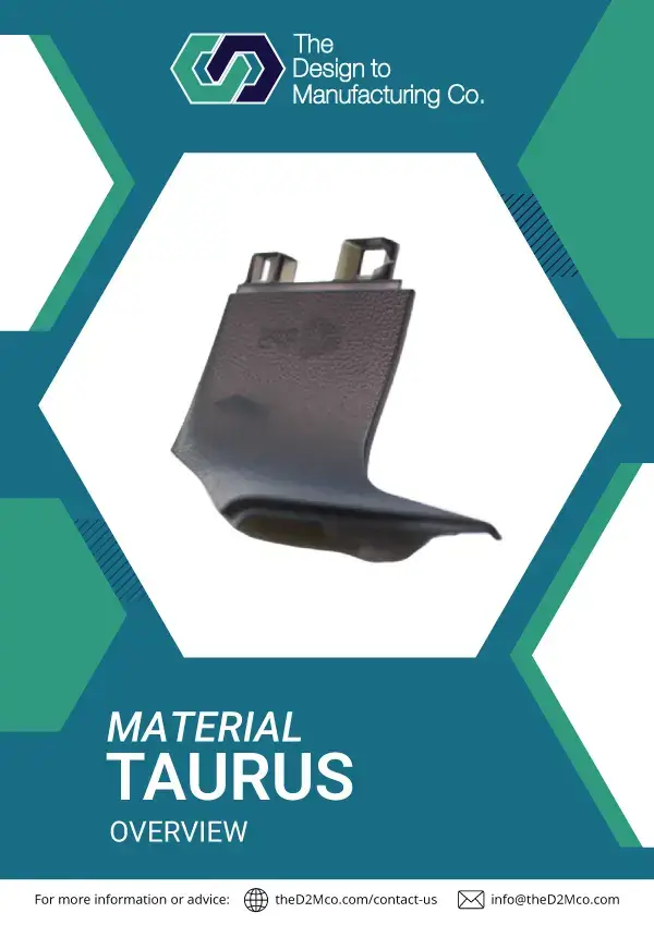 Somos Taurus dark gray SLA material info sheet cover