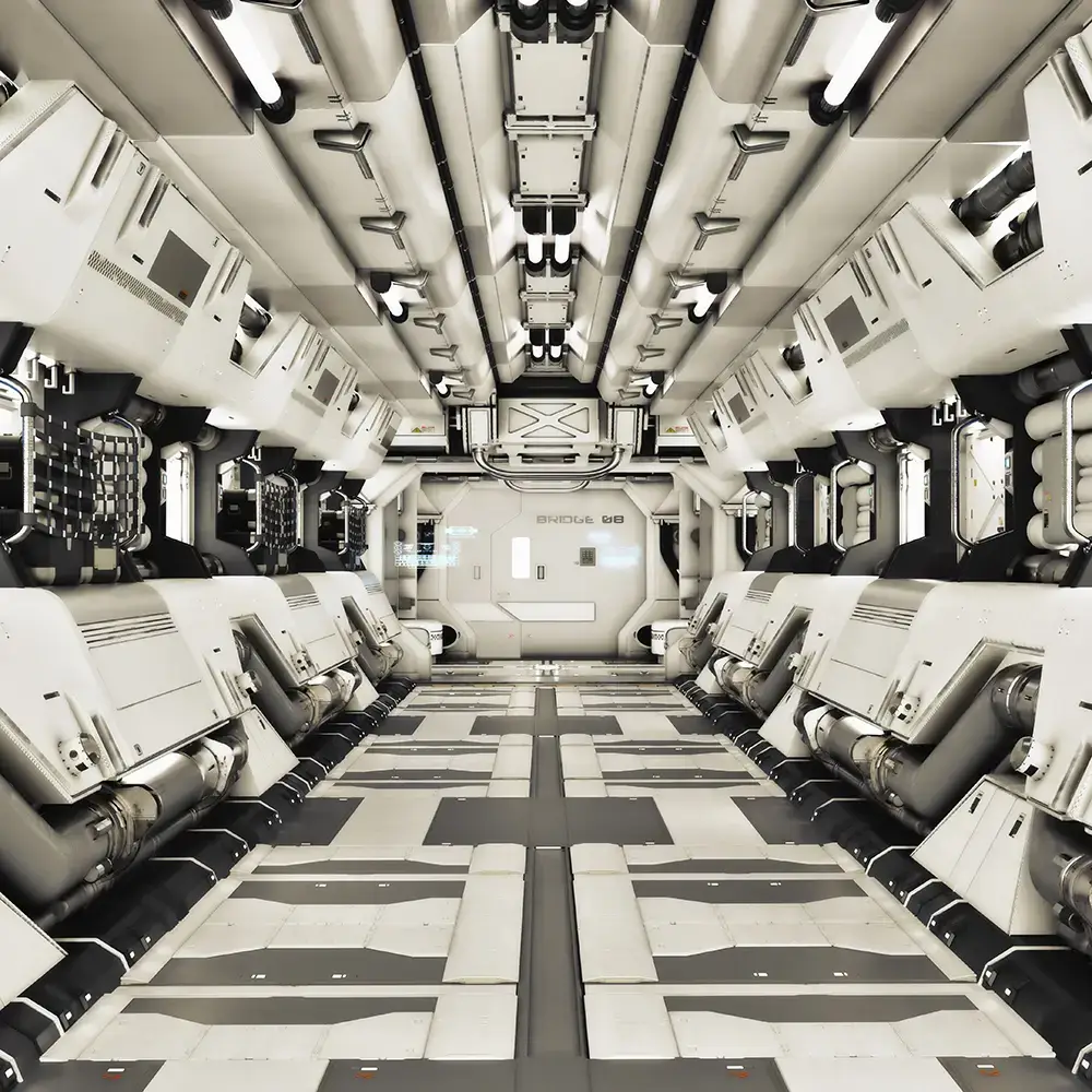 Additive Spacecraft Interior